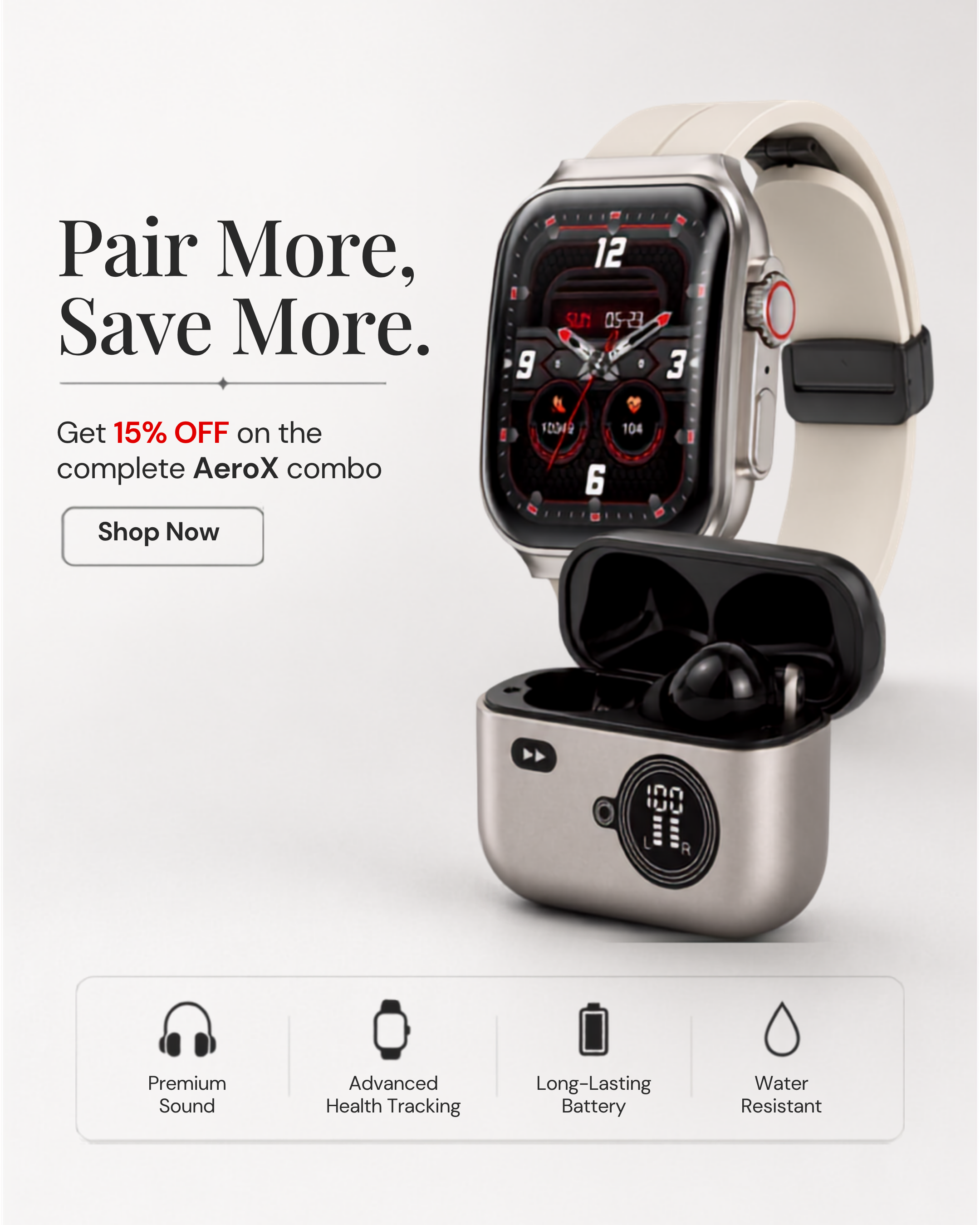 Premium smartwatch banner